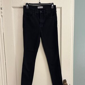 Madewell Roadtripper Black Skinny Jeans | size 28